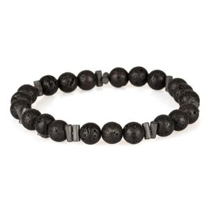 Paparazzi Black and Gray Beaded Bracelet Renewed Urban Fadhion Jewelry